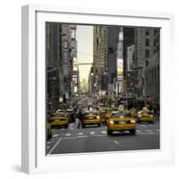 USA, New York, Manhattan, Midtown, 7th Avenue-Alan Copson-Framed Photographic Print