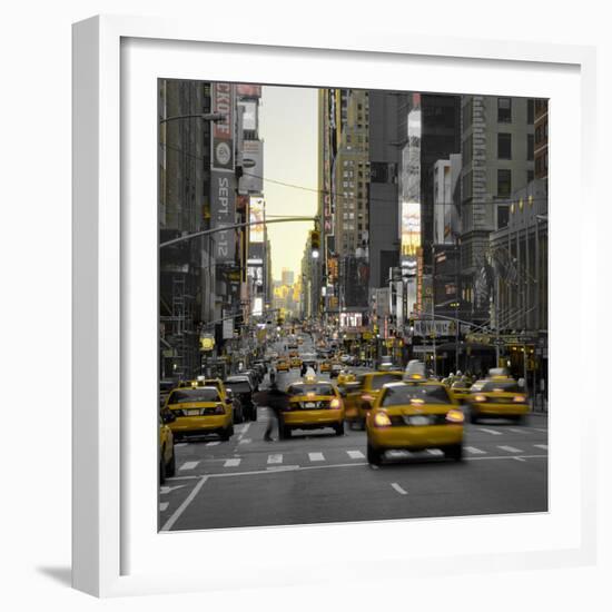 USA, New York, Manhattan, Midtown, 7th Avenue-Alan Copson-Framed Photographic Print