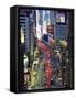USA, New York, Manhattan, Midtown, Broadway Towards Times Square-Alan Copson-Framed Stretched Canvas