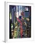 USA, New York, Manhattan, Midtown, Broadway Towards Times Square-Alan Copson-Framed Photographic Print