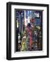 USA, New York, Manhattan, Midtown, Broadway Towards Times Square-Alan Copson-Framed Photographic Print