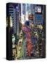 USA, New York, Manhattan, Midtown, Broadway Towards Times Square-Alan Copson-Stretched Canvas