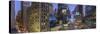 Usa, New York, Manhattan, Midtown, Broadway Towards Times Square-Alan Copson-Stretched Canvas