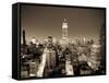 USA, New York, Manhattan, Midtown, Empire State Building-Alan Copson-Framed Stretched Canvas