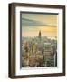 USA, New York, Manhattan, Midtown from Top of the Rock at the Rockefeller Center-Alan Copson-Framed Photographic Print