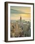 USA, New York, Manhattan, Midtown from Top of the Rock at the Rockefeller Center-Alan Copson-Framed Photographic Print