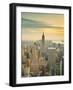 USA, New York, Manhattan, Midtown from Top of the Rock at the Rockefeller Center-Alan Copson-Framed Photographic Print