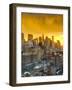 USA, New York, Manhattan, Midtown, Including Empire State Building-Alan Copson-Framed Photographic Print