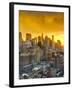 USA, New York, Manhattan, Midtown, Including Empire State Building-Alan Copson-Framed Photographic Print