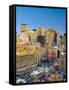 USA, New York, Manhattan, Midtown Skyline and Chrysler Building-Alan Copson-Framed Stretched Canvas