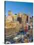 USA, New York, Manhattan, Midtown Skyline and Chrysler Building-Alan Copson-Stretched Canvas