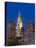 USA, New York, Manhattan, Midtown Skyline and Chrysler Building-Alan Copson-Stretched Canvas