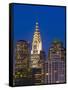 USA, New York, Manhattan, Midtown Skyline and Chrysler Building-Alan Copson-Framed Stretched Canvas