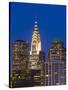 USA, New York, Manhattan, Midtown Skyline and Chrysler Building-Alan Copson-Stretched Canvas