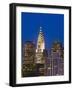 USA, New York, Manhattan, Midtown Skyline and Chrysler Building-Alan Copson-Framed Photographic Print