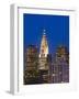 USA, New York, Manhattan, Midtown Skyline and Chrysler Building-Alan Copson-Framed Photographic Print