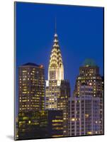 USA, New York, Manhattan, Midtown Skyline and Chrysler Building-Alan Copson-Mounted Photographic Print