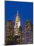 USA, New York, Manhattan, Midtown Skyline and Chrysler Building-Alan Copson-Mounted Photographic Print