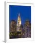 USA, New York, Manhattan, Midtown Skyline and Chrysler Building-Alan Copson-Framed Photographic Print