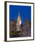 USA, New York, Manhattan, Midtown Skyline and Chrysler Building-Alan Copson-Framed Photographic Print