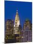 USA, New York, Manhattan, Midtown Skyline and Chrysler Building-Alan Copson-Mounted Photographic Print