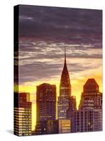 USA, New York, Manhattan, Midtown Skyline and Chrysler Building-Alan Copson-Stretched Canvas