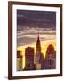 USA, New York, Manhattan, Midtown Skyline and Chrysler Building-Alan Copson-Framed Photographic Print