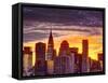 USA, New York, Manhattan, Midtown Skyline and Chrysler Building-Alan Copson-Framed Stretched Canvas