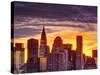 USA, New York, Manhattan, Midtown Skyline and Chrysler Building-Alan Copson-Stretched Canvas