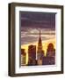 USA, New York, Manhattan, Midtown Skyline and Chrysler Building-Alan Copson-Framed Premium Photographic Print