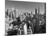 USA, New York, Manhattan, Midtown Skyline Including Empire State Building-Alan Copson-Mounted Photographic Print