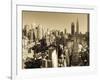 USA, New York, Manhattan, Midtown Skyline Including Empire State Building-Alan Copson-Framed Photographic Print