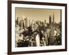 USA, New York, Manhattan, Midtown Skyline Including Empire State Building-Alan Copson-Framed Photographic Print