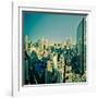 USA, New York, Manhattan, Midtown Skyline Including Empire State Building-Alan Copson-Framed Photographic Print