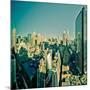 USA, New York, Manhattan, Midtown Skyline Including Empire State Building-Alan Copson-Mounted Photographic Print