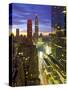 USA, New York, Manhattan, Midtown Skyline Including Empire State Building-Alan Copson-Stretched Canvas