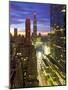 USA, New York, Manhattan, Midtown Skyline Including Empire State Building-Alan Copson-Mounted Photographic Print