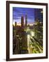 USA, New York, Manhattan, Midtown Skyline Including Empire State Building-Alan Copson-Framed Photographic Print