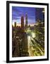 USA, New York, Manhattan, Midtown Skyline Including Empire State Building-Alan Copson-Framed Photographic Print