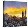 USA, New York, Manhattan, Midtown Skyline Including Empire State Building-Alan Copson-Stretched Canvas