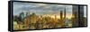 USA, New York, Manhattan, Midtown Skyline Including Empire State Building-Alan Copson-Framed Stretched Canvas