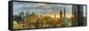 USA, New York, Manhattan, Midtown Skyline Including Empire State Building-Alan Copson-Framed Stretched Canvas