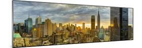 USA, New York, Manhattan, Midtown Skyline Including Empire State Building-Alan Copson-Mounted Photographic Print