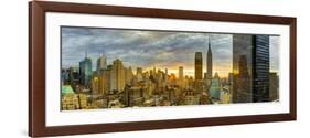 USA, New York, Manhattan, Midtown Skyline Including Empire State Building-Alan Copson-Framed Photographic Print