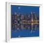 USA, New York, Manhattan, Midtown Skyline seen from New Jersey-Christian Heeb-Framed Photographic Print