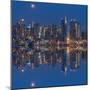 USA, New York, Manhattan, Midtown Skyline seen from New Jersey-Christian Heeb-Mounted Photographic Print