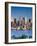 USA, New York, Manhattan, Midtown Skyline with the Empitre State Building across the Hudson River-Alan Copson-Framed Photographic Print