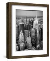 USA, New York, Manhattan, Midtown Skyline-Alan Copson-Framed Photographic Print