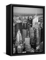 USA, New York, Manhattan, Midtown Skyline-Alan Copson-Framed Stretched Canvas