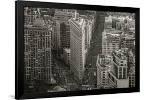 Usa, New York, Manhattan, Midtown, the Flatiron Building-Alan Copson-Framed Premium Photographic Print